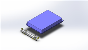 solidworks机械设备自重止组件三维模型