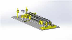 solidworks机械设备输送机传三维模型