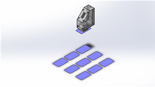 solidworks机械设备薄型吸附头三维模型