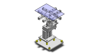 solidworks机械设备面板方向三维模型