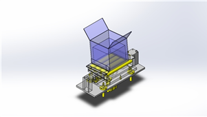 solidworks机械设备挡块解除三维模型