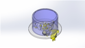 solidworks机械设备内筒夹头三维模型