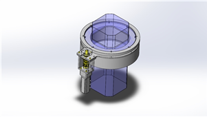 solidworks机械设备高刚性转台三维模型