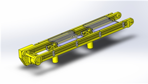 solidworks机械设备滞留输送机三维模型