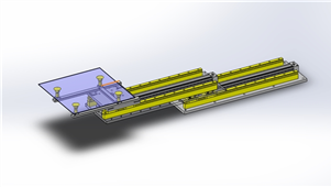 solidworks机械设备行程式滑块三维模型