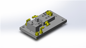 Solidworks机械设备工件维持机构设备模型