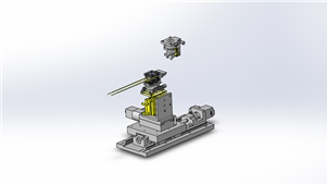 solidworks机械设备芯片压接三维模型