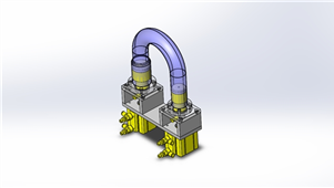 solidworks机械设备管泄漏测试三维模型