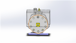 solidworks机械设备铁丝进给三维模型