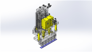 Solidworks机械设备工件吸附头三维模型