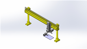 Solidworks机械托盘移载组件设备模型