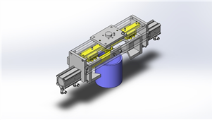 Solidworks机械设备平行卡盘三维模型