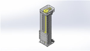 solidworks机械设备防尘升降机三维模型