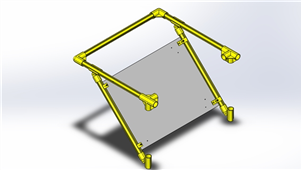 Solidworks机械设备加入作业指示表三维模型