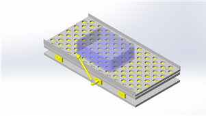 Solidworks机械设备工件加工辅助装置三维模型