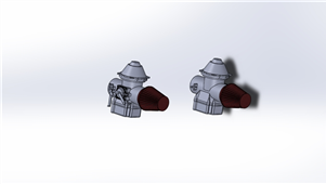 solidworks机械设备活塞引擎部件三维模型