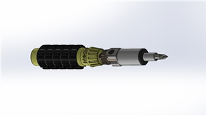 Solidworks机械设备棘轮螺丝刀3D模型