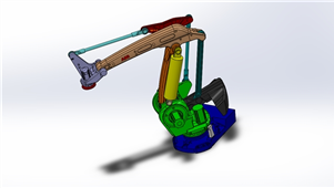 solidworks机械设备机器人三维模型