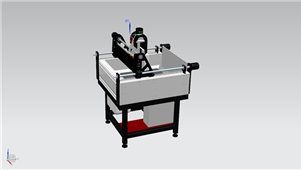 雕刻机solidworks机械设计铣床机床3D模型