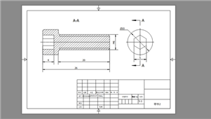 AutoCAD机械零件图纸2