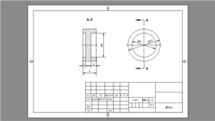 AutoCAD机械零件图纸9