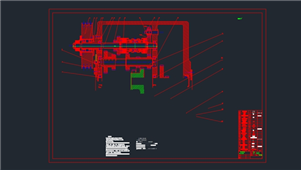 AutoCAD数控机床主轴变速箱部分图纸