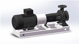 电动抽水泵 3D模型 solidworks设计