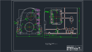 AutoCAD机械加工工序图纸