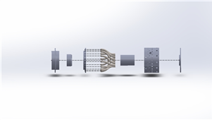 solidworks机械设备涡喷三维模型