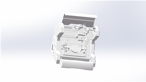 solidworks机械设备雕刻机三维模型