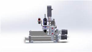 solidworks机械设计三轴雕刻机3D模型