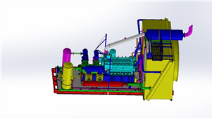 solidworks非标设备制冷压缩机三维模型