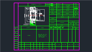 AutoCAD机械中间检验加工工序图纸