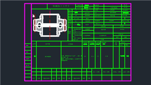 AutoCAD机械滚大端齿轮图纸