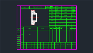 AutoCAD机械清洗加工工序图纸