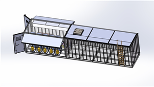 solidworks机械设备灌装站 3D模型