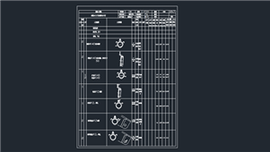 AutoCAD机械工艺过程卡图纸