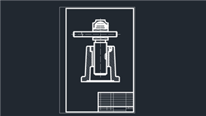 AutoCAD机械千斤顶装配图纸