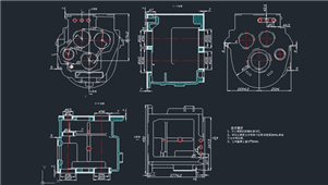 AutoCAD机械毛胚装配图纸1