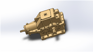 Solidworks机械设备二级变速箱设备模型