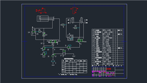 AutoCAD机械液压系统图纸1