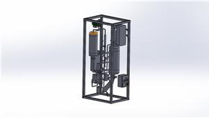 solidworks机械设备气体发生器三维模型