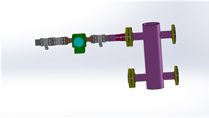 solidworks机械设备锅炉管路三维设计