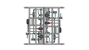 solidworks机械设备管道压力三维模型