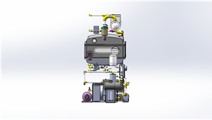 solidworks机械设备蒸发器 3D模型