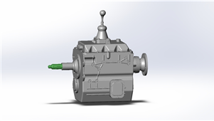 Solidworks机械设备轻卡变速箱总成三维模型