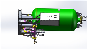 solidworks机械设计定压补水设备模型