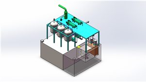 solidworks机械设备地沟油设备装配