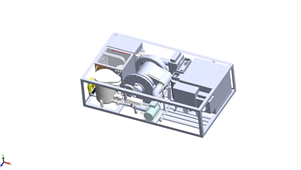 solidworks机械设备污水处理总图三维设备