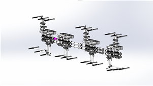 solidworks机械设备变电站三维效果图